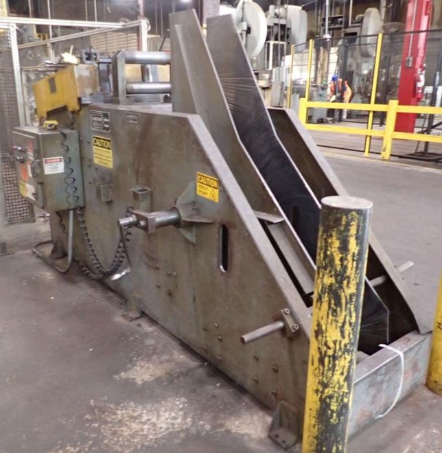 10000 LB X 12" X .187" JAYBIRD COIL CRADLE STRAIGHTENER