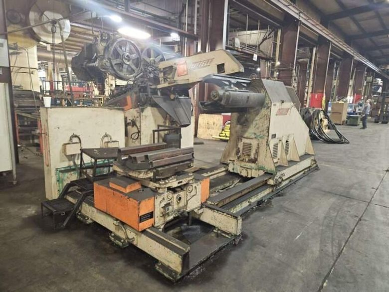 20,000 LB X 36" X .090"-.250" LITTELL COIL REEL W CAR/ STRAIGHTNER