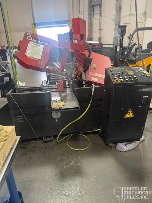 2014 AMADA HA250W AUTOMATIC HORIZONTAL BANDSAW 10" x 11" #8354 #1