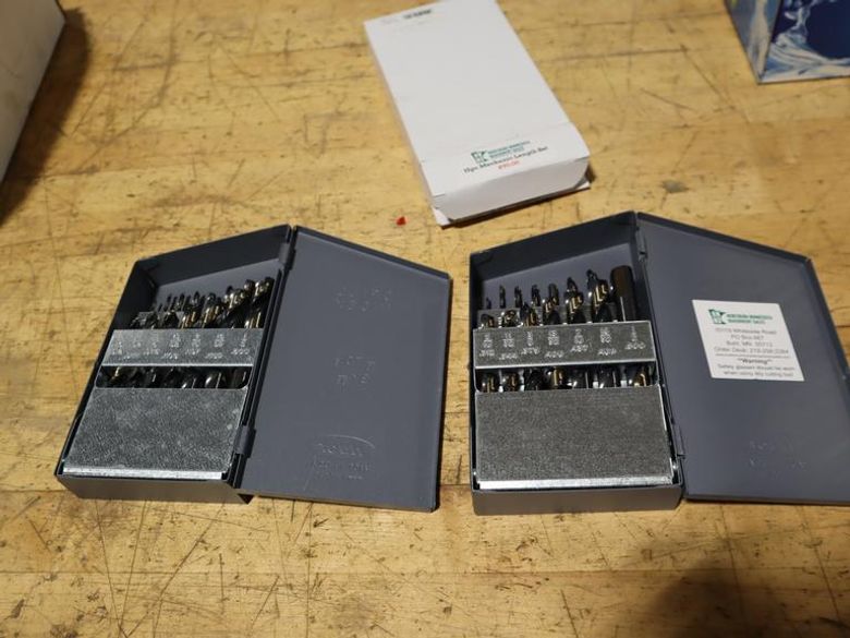 Huot 1/16-1/2" by 1/32nds Drill Indexes with Drills, (2) Sets New In Packages- Auction Item