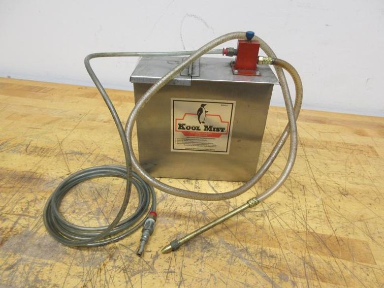 Kool Mist, Air Powered Mist Spray Coolant Generator with 1 Gallon Stainless Tank- Auction Item