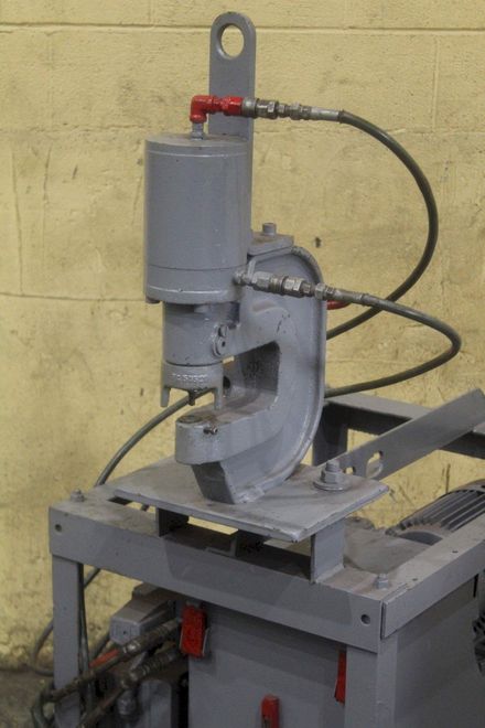 20 TON FABRILINE C FRAME HYDRAULIC FLANGE PUNCH: STOCK #69702