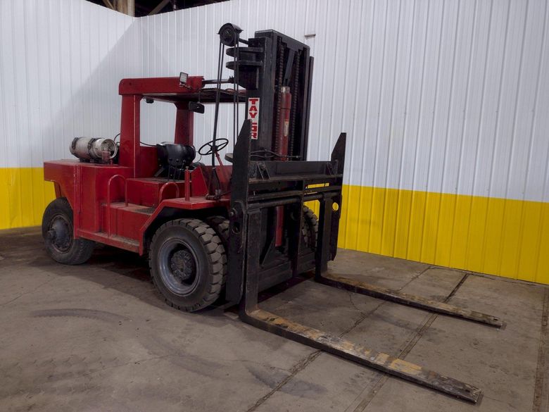 30,000 LB TAYLOR MODEL #TC22 OUTDOOR YARD FORK TRUCK: STOCK #18137