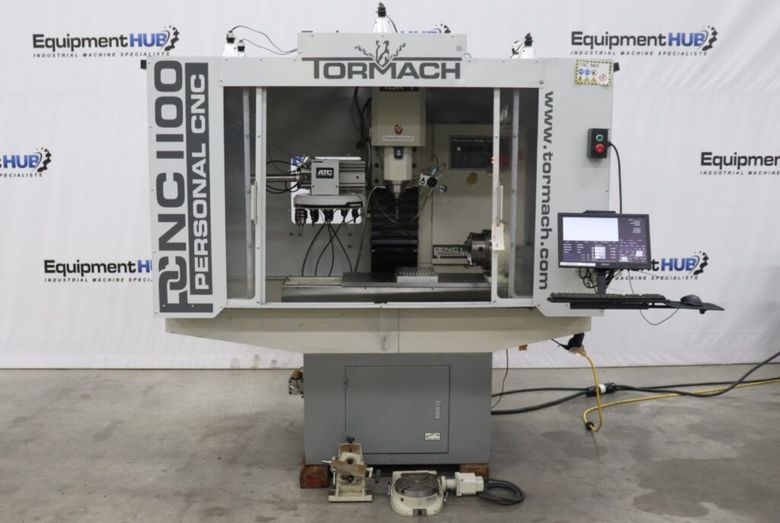 Tormach PCNC 1100 Series 3 CNC Milling Machine w/ Motorized Rotary Indexers