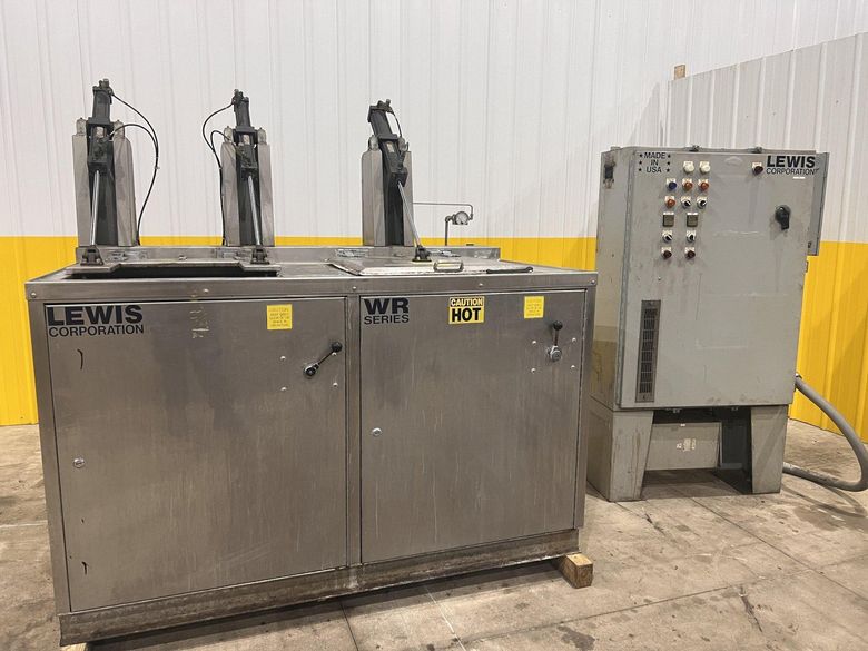 24" X 25" LEWIS MODEL #WR-2524 ULTRASONIC WASH & RINSE WASHER STATION: STOCK #20844
