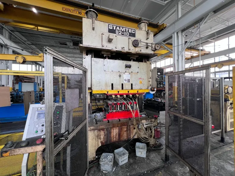 110 Ton Stamtec Double Crank Gap Press