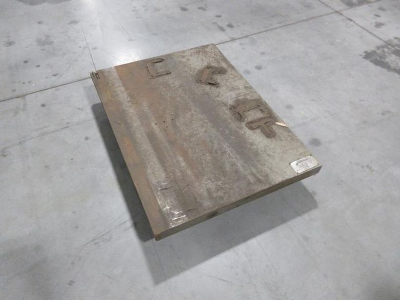 Heavy Steel Plate for Machine Base or Welding 36" x 26" x 2"- Auction Item