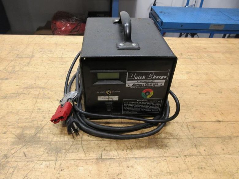Quick Charge Corp, QP2410 Portable Battery Charger, 24 Volt 10 Amp - Auction Item