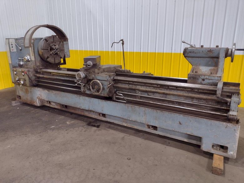30" X 96" GEMINIS 9" HOLLOW SPINDLE MODEL #GE-870 ENGINE LATHE, 9" HOLE: STOCK #18925