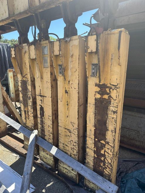 10,000 LBS x 14' WALKER MAGNETIC SPREADER LIFTING BEAM SYSTEM WITH (4) WALKER MAGNETS : STOCK 13