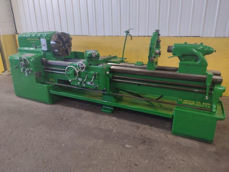 20" X 84" AMERICAN PACEMAKER STYLE D ENGINE LATHE, 2" HOLE: STOCK #13809