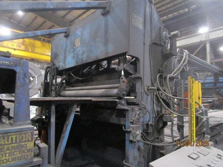 72" x .250" x 80,000# Bradbury Cut-To-Length Line