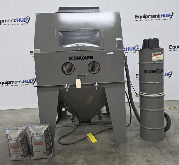 Econoline 48″ x 48″ Siphon Feed Blast Cabinet w/ Dust Collector