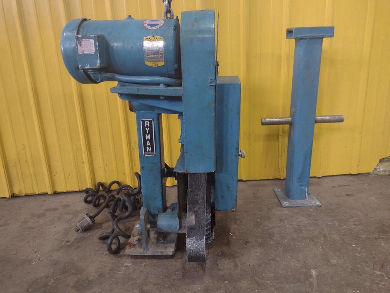 7.5 HP RYMAN ENGINEERING MODEL #712L LATHE TOOL POST GRINDER ABRASIVE BELT GRINDING HEAD: STOCK