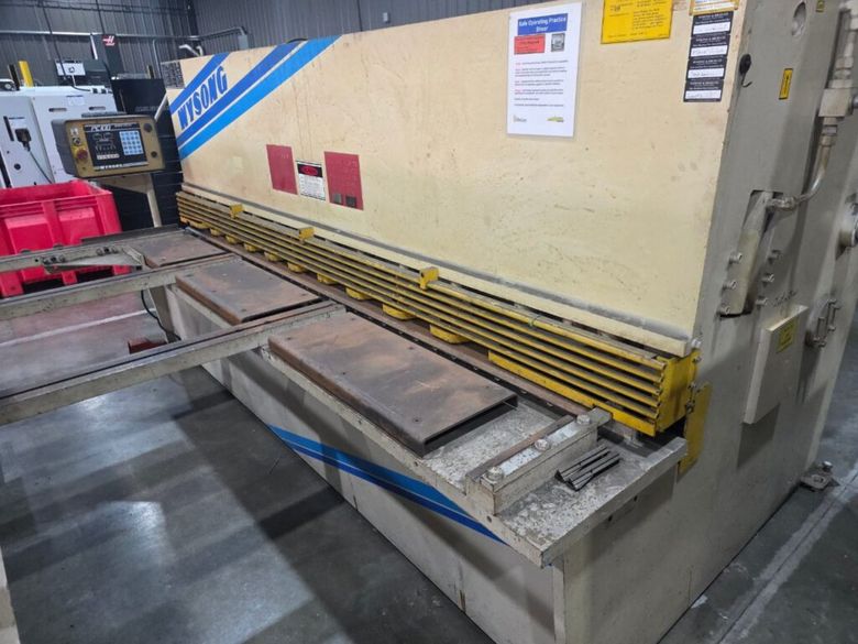 Wysong H-2510 10′ x 1/4″ CNC Hydraulic Power Squaring Shear