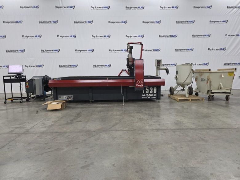 Omax Maxiem 1530 5′ x 10′ 5 Axis CNC Waterjet (A Jet Head)