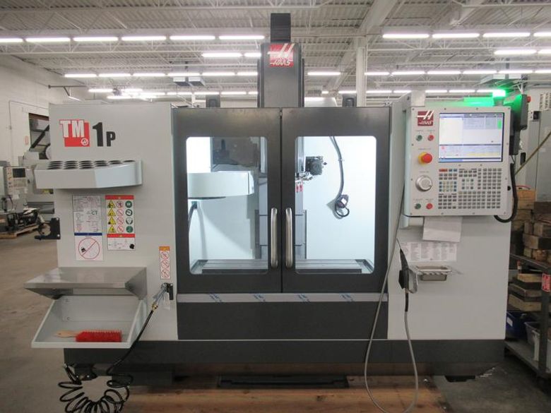 Haas TM-1P Toolroom Mill 30" x 12" x 16", 10K RPM, 20 Station Tool Changer, 4th-Axis Drive, Probing, High Speed Machining - ZERO CUTTING HOURS