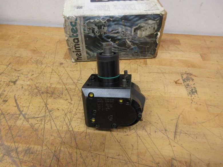 Heimatec (P/N: 8 043 44 005) BMT45 Universal Adjustable Angle Head Live Tool Holder, ER16 collet, Range of +105°/-20°.- Auction Item