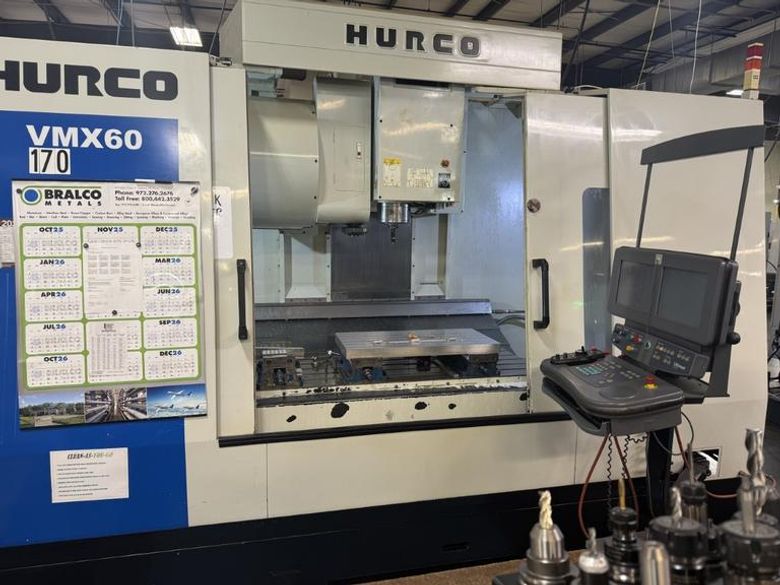 Hurco VMX60/40T CNC Vertical Machining Center, 8K Spindle, 24 SMTC, Coolant Pump and Tank- Auction Item