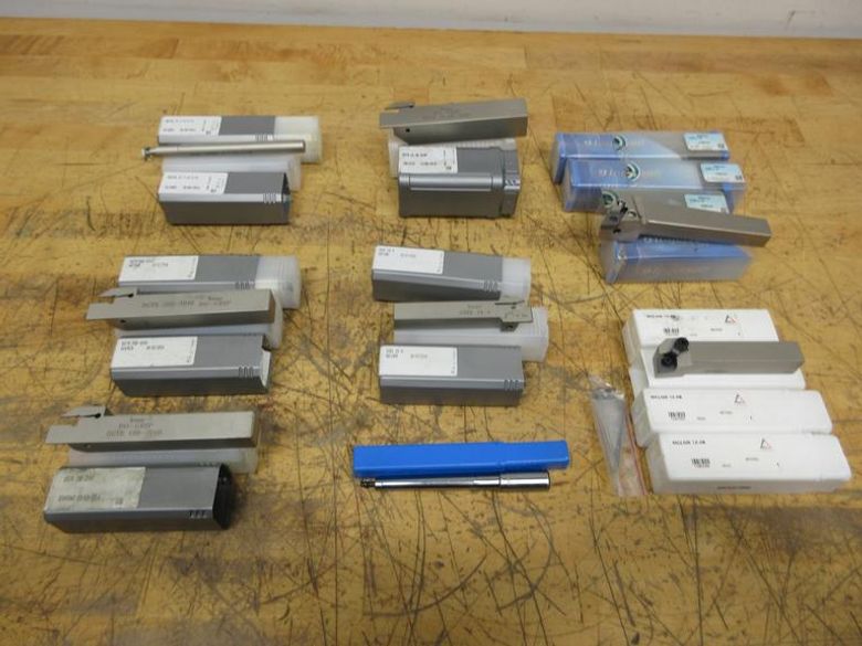Iscar, Ingersoll, Ceratizit Indexable Lathe Turning Tools, (15pcs) New in Packages- Auction Item