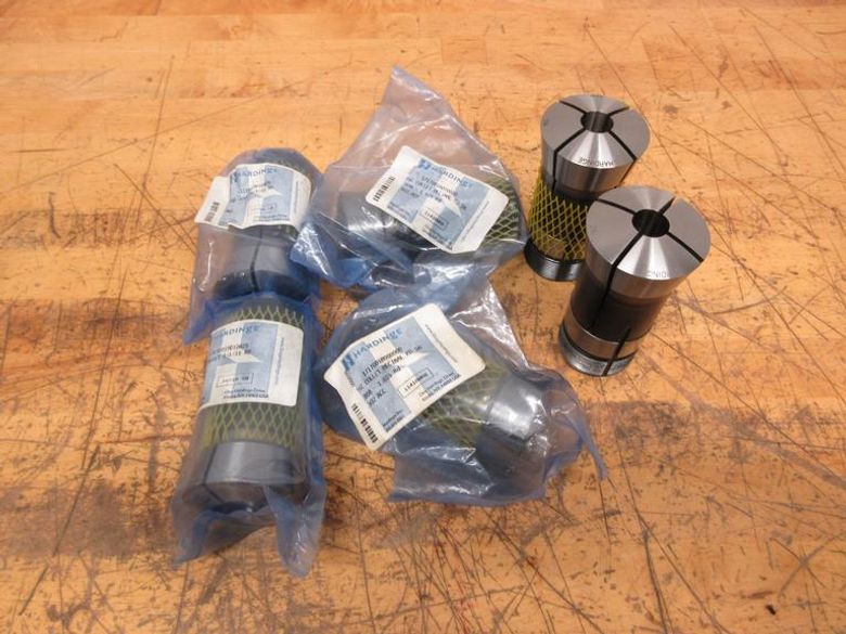 Hardinge 16C Collets (6pcs), **NEW** (2) 1-1/16", (2) .932" ACC, (2) .645"- Auction Item