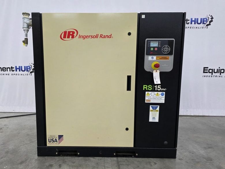 Ingersoll Rand RS15NE-A145 20 HP Variable Speed Rotary Screw Air Compressor (3,195 Hours)