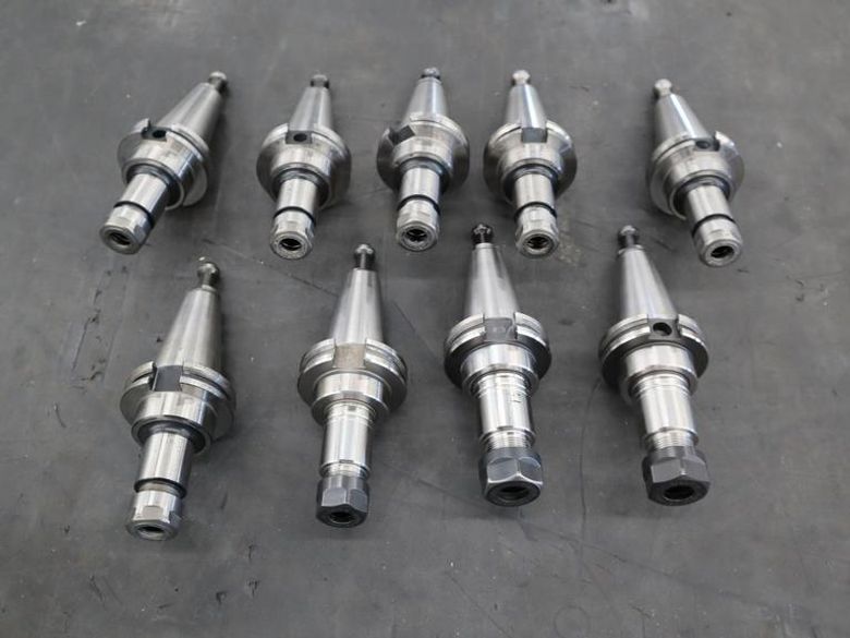 CT40 Taper Tool Holders: (6) Nikken SK-10, (2) Rego Fix ER20, (1) Rego Fix ER16 Collet Holders- Auction Item