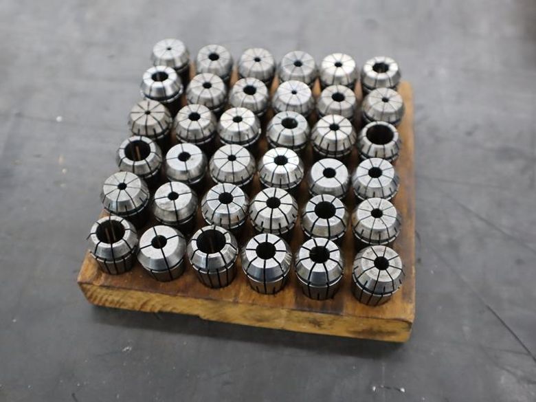 ER20 Flex Collets in Wooden Divider- Auction Item