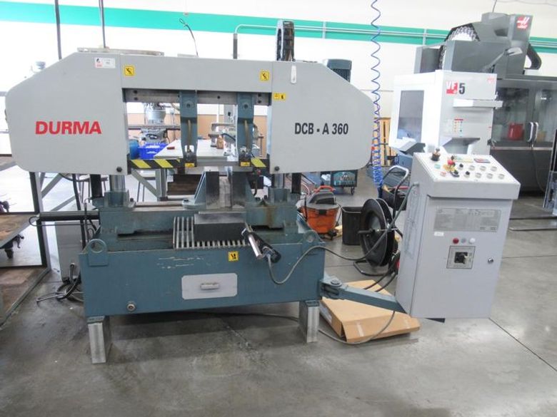Durma DCB-A360 Dual Column Automatic Horizontal Band Saw- Auction Item