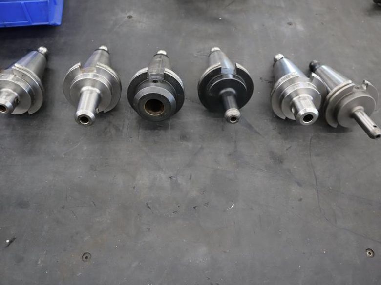 CT50 Taper Tool Holders: (6) End Mill Holders- Auction Item