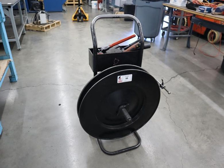 Metal Banding Set with Cart, Tools and Metal Banding Material- Auction Item