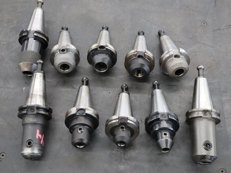 CT40 Taper Tool Holders: (10) End Mill Holders- Auction Item