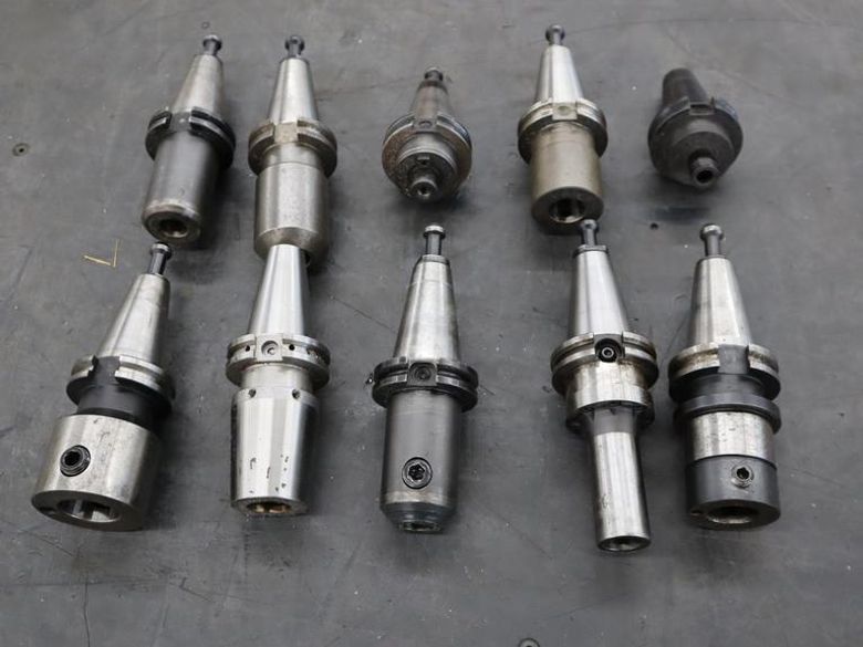 CT 40 Taper Tool Holders, Assorted Mostly End Mill Holders- Auction Item
