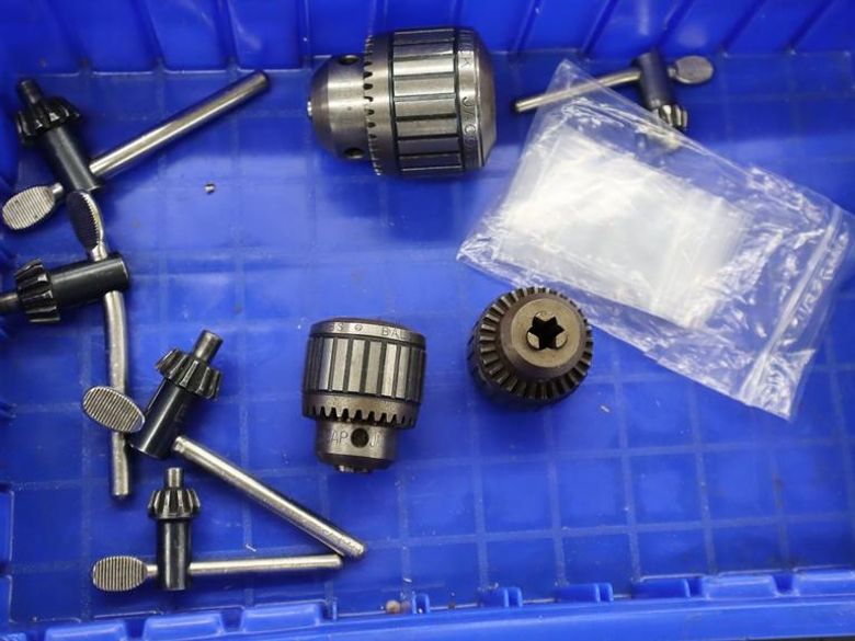 Jacobs Drill Chucks and Keys, Assorted- Auction Item