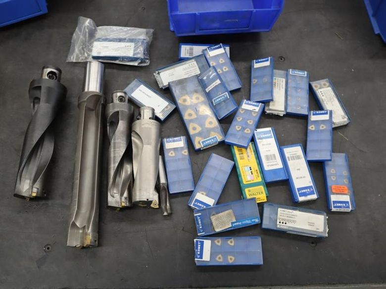 Komet Insert Thru Spindle Coolant Drills, Assorted Komet Insets- Auction Item
