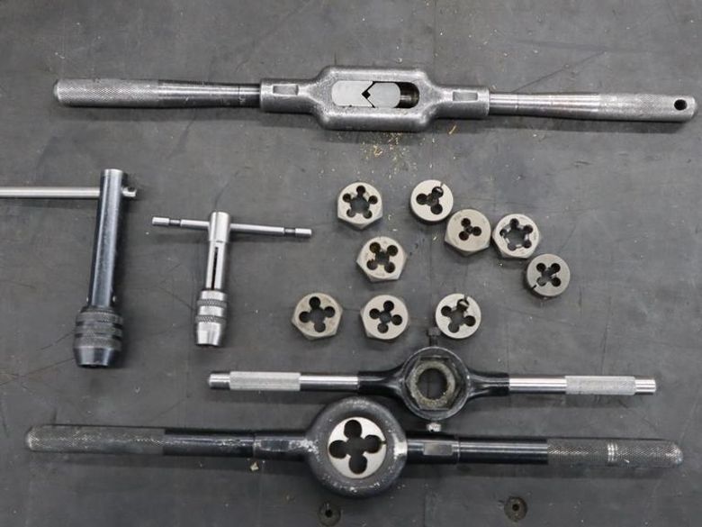 Hand Die Set with Wrench and Dies- Auction Item
