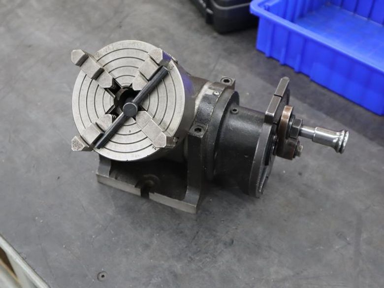 Hardinge Tilting Indexer with 5" 4-Jaw Chuck- Auction Item