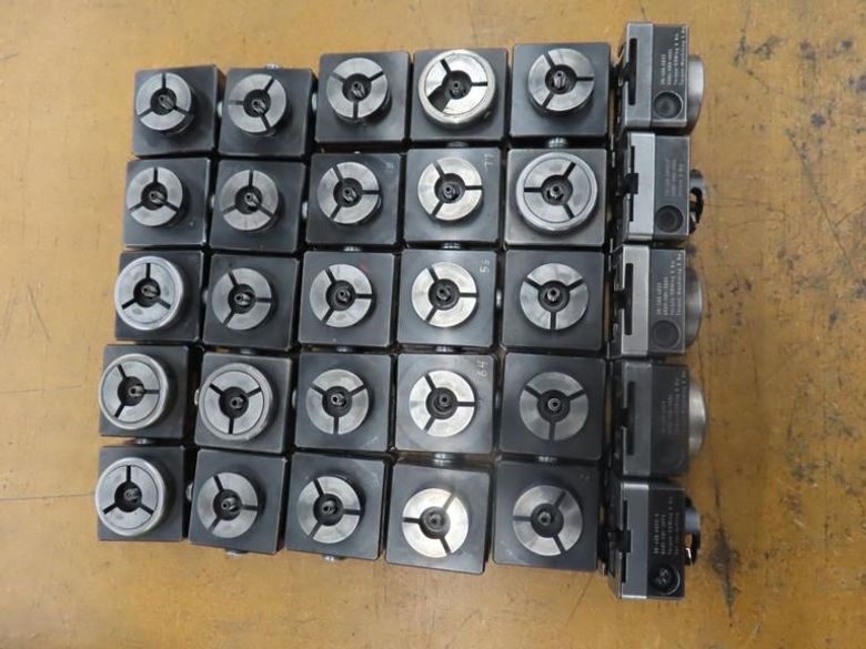 System 3R Macro Pallets w System 3R Junior Macro Chuck Adapter- Auction Item