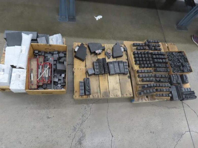 Graphite, System 3R Coins, System 3R Macro Pallets- Misc. As Shown- Auction Item