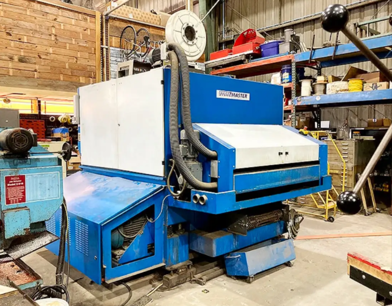 2008 Butfering Steelmaster SPW 413 Abrasive Finishing Machine (#6075)