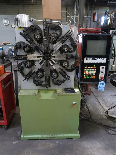 EN-CNC-502 ELECTRICAL CNC SPRING FORMING MACHINE: STOCK #10773