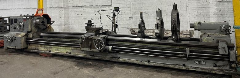 36" x 240" Okuma LTDA Heavy Duty Engine Lathe