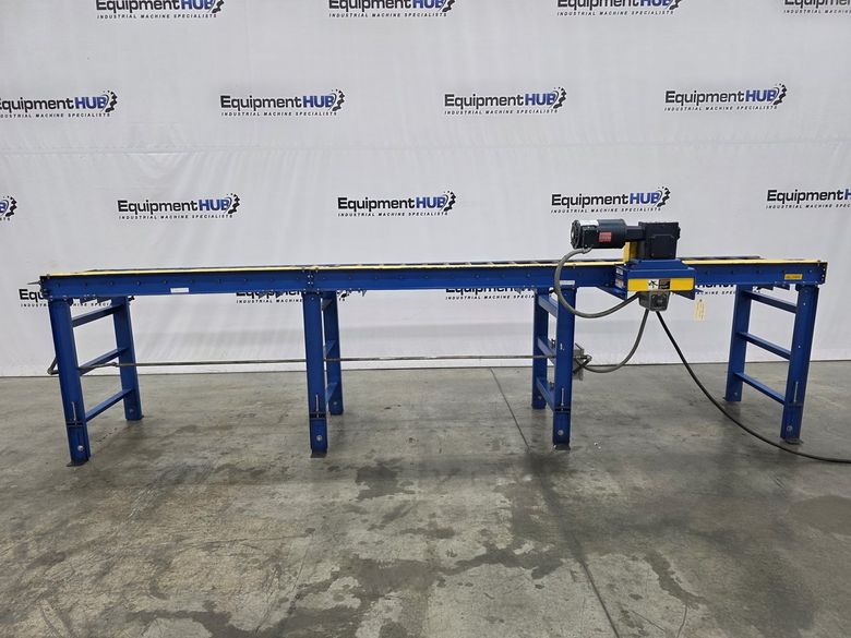 15′ L x 20″ W Motorized Powered Roller Conveyor