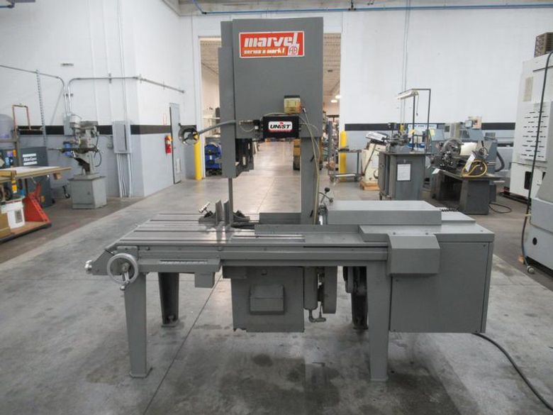 Marvel Series 8-Mark I Vertical Band Saw, Tilting, 18" x 22" Capacity, 1" Blade, Variable Speed