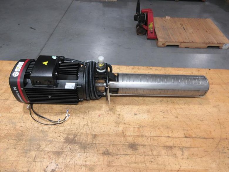 Grundfos MG100LC2-2828FT130-H3, Makino A51 HP Coolant Pump, 500 PSI Max, ***New Never Hooked Up***- Auction Item