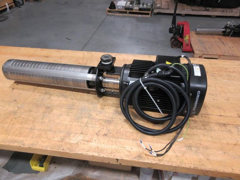 Grundfos MG100LC2-2828FT130-H3, Makino A51 HP Coolant Pump, 500 PSI Max, ***New Never Hooked Up***- Auction Item