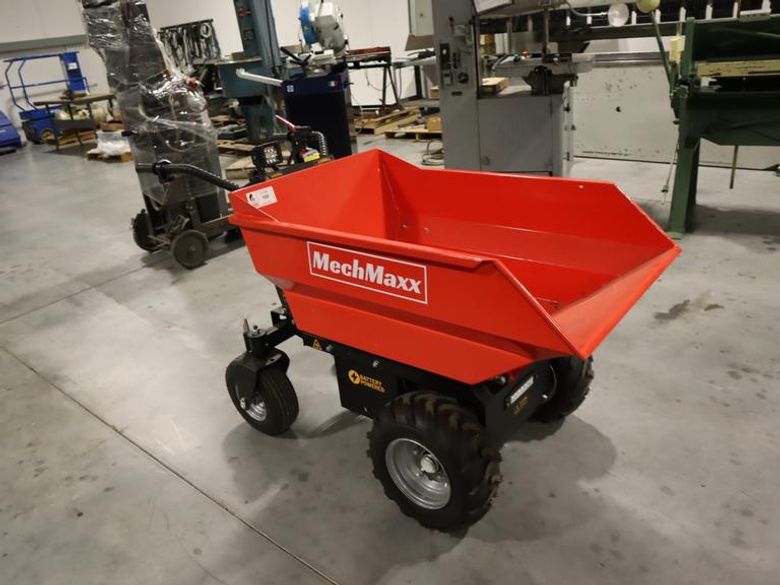 MechMaxx E50 Battery Powered Barrow Electric Mini Dumper, 1100Lbs Load, 1000W 48V Brushless DC Motor- Auction Item