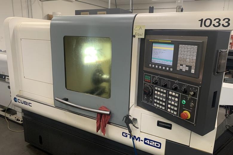 2016 CUBIC GTM-42D CNC LATHE Stock #: