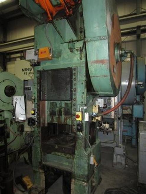 95 Ton Minster Mdl 40E-5 SSSC Press, 2-1/2" Str, 90 SPM (Fixed), 3-1/2" Slide Adj, STK#985