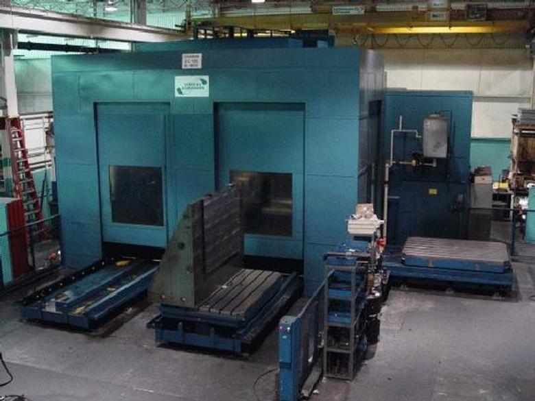 5.9" Scharmann Heavycut, X118", Y118", ATC,AAC,60"X90"Pllts,87HP,Smns CNC,'95 #17496